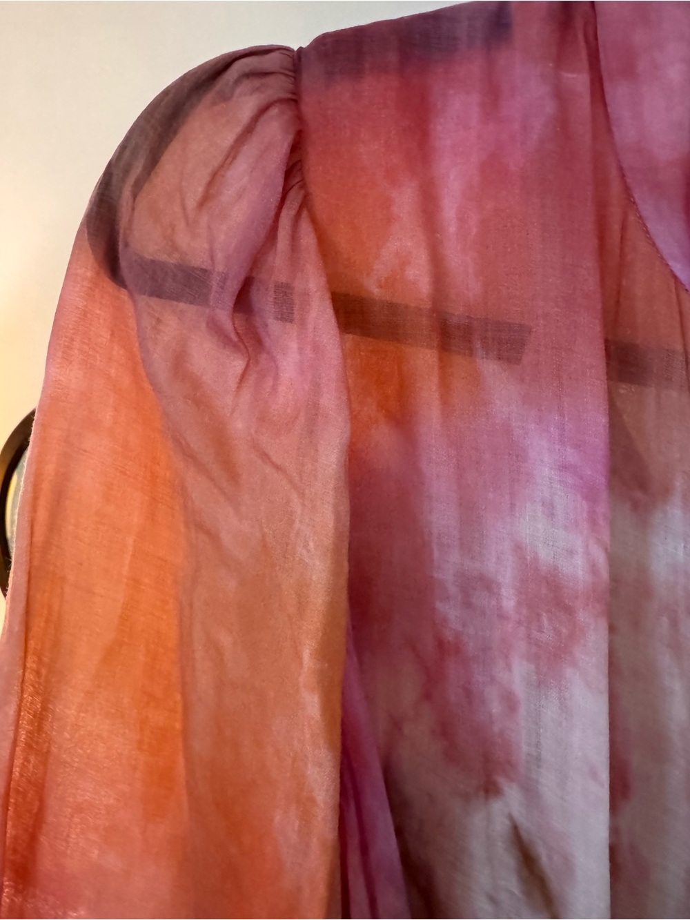 Zimmermann Pink, Olive & Orange Tie-Dye Maxi Dress - Picture 3 of 6